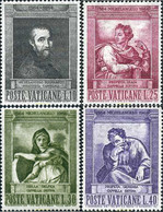 684281 MNH VATICANO 1964 4 CENTENARIO DE LA MUERTE DE MIGUEL ANGEL - Gebraucht