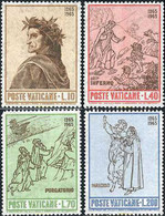 116224 MNH VATICANO 1965 7 CENTENARIO DEL NACIMIENTO DE DANTE ALIGHIERI - Used Stamps