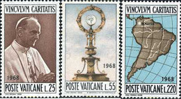 214256 MNH VATICANO 1968 39 CONGRESO EUCARISTICO INTERNACIONAL EN BOGOTA - Oblitérés