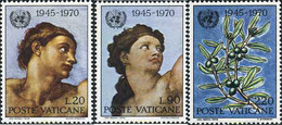 116388 MNH VATICANO 1970 25 ANIVERSARIO DE LAS NACIONES UNIDAS - Used Stamps