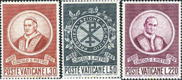 116347 MNH VATICANO 1969 CENTENARIO DE LA FUNDACION DEL CIRCULO SAN PEDRO - Usati