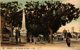 CPA GRASSE La Fontaine Du Cours (617364) - Grasse