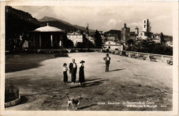 CPA GRASSE La Promenade Du Cours Et Le Kiosque A Musique (617382) - Grasse