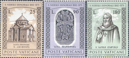 116476 MNH VATICANO 1973 8 CENTENARIO DE LA MUERTE DEL PATRIARCA ARMENIO SAN NARSES SHNORALI - Used Stamps