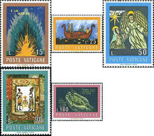 116485 MNH VATICANO 1974 CONCURSO ARTISTICO SOBRE LA BIBLIA - Gebruikt