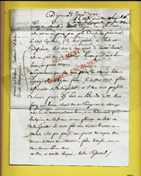 1790  Dijon Lettre Pour Bureau Rue Vivienne Paris Siège Compagnie Des Indes  LA LETTRE PARLE DE Magon De La Value V.HIST - Historical Documents