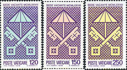 116830 MNH VATICANO 1978 SEDE VACANTE - Gebruikt