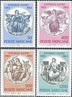 116924 MNH VATICANO 1983 500 ANIVERSARIO DEL NACIMIENTO DE RAPHAEL - Used Stamps