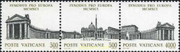 158670 MNH VATICANO 1991 ASAMBLEA DEL SINODO DE LOS OBISPOS PARA EUROPA - Gebruikt