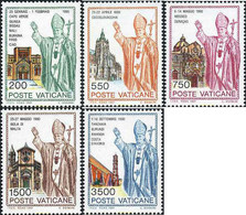 117040 MNH VATICANO 1991 VIAJES DEL PAPA JUAN PABLO II - Used Stamps