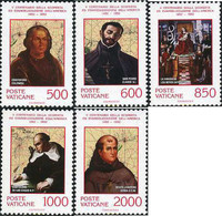 117041 MNH VATICANO 1992 5 CENTENARIO DEL DESCUBRIMIENTO Y EVANGELIZACION DE AMERICA - Used Stamps