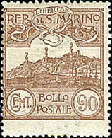 686088 MNH SAN MARINO 1921 MONTE TITANO - Used Stamps