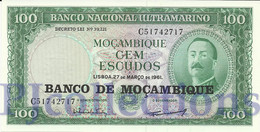 MOZAMBIQUE 100 ESCUDOS 1976 PICK 117 UNC - Mozambique