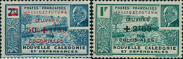 658495 HINGED WALLIS Y FUTUNA 1944 PRO OBRAS COLONIALES. SELLOS DE 1941 (MARISCAL PETAIN) - Oblitérés