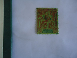 MADACASCAR  FRANCE  COLONIES USED   STAMP 20C  WITH POSTMARK - Andere & Zonder Classificatie