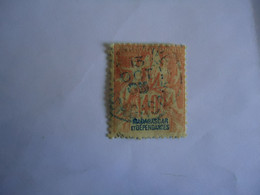 MADACASCAR  FRANCE  COLONIES USED   STAMP 40  WITH POSTMARK - Other & Unclassified