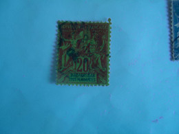 MADACASCAR  FRANCE  COLONIES USED   STAMP 20C  WITH POSTMARK - Altri & Non Classificati