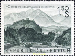 119674 MNH AUSTRIA 1960 40 ANIVERSARIO DEL PLEBISCITO DE CARINTHIE - Neufs