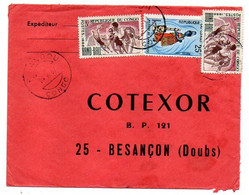 Congo-1967 - Lettre   MADINGOU    Pour Besançon-25-tps Divers    Sur Lettre....cachet - Autres & Non Classés