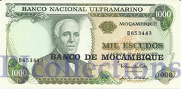 MOZAMBIQUE 1000 ESCUDOS 1972 PICK 119 AUNC - Mozambique