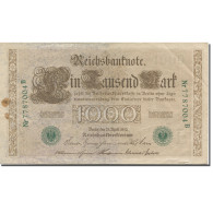 Billet, Allemagne, 1000 Mark, 1910, 1910-04-21, KM:45b, TTB+ - 1.000 Mark