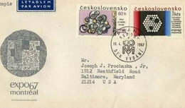 CECOSLOVACCHIA - 10 4 1967 FDC EXPO MONTREAL - 1967 – Montréal (Canada)