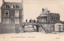 CPA - FRANCE - 14 - Saint Aubin Sur Mer - Le Pont Pasteur - ND PHOT - Saint Aubin