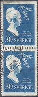 Sweden 1958. Mi.Nr. 444 Do/Du, Pair, Used O - Used Stamps