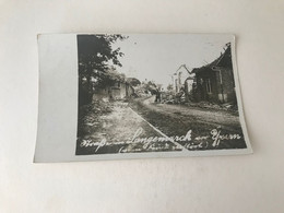 Langemark  FOTOKAART  Van De Straat Naar Ieper Tijdens De  EERSTE WERELDOORLOG - Langemark-Poelkapelle