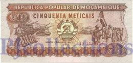 MOZAMBIQUE 50 ESCUDOS 1986 PICK 129b UNC - Mozambique