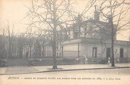 CPA 75 PARIS 16e AUTEUIL MAISON DE RETRAITE FONDEE PAR ROSSINI POUR LES ARTISTES EN 1889 - District 16