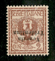 1918 - 2 Cent (20aa) Con Soprastampa Capovolta - Gomma Integra - Ottima Centratura - Other & Unclassified