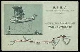 1926 (5 Aprile) - Cartolina SISA Verde - Predisposta Con Affrancatura Annullata Per Il Volo - Autres & Non Classés