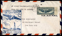 1939 (20 Maggio) - New York Horta - Primo Volo Transatlantico F.a.m. 18 - Muller 427 - Other & Unclassified