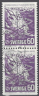 Sweden 1965. Mi.Nr. 534 Do/Du, Pair, Used O - Used Stamps