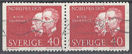 Sweden 1965. Mi.Nr. 543 Dl/Dr, Pair, Used O - Used Stamps