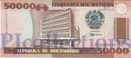 MOZAMBIQUE 50000 METICAIS 1993 PICK 138 UNC - Mozambique