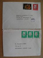 2 Covers Monaco - Briefe U. Dokumente