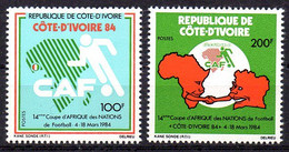 Côte D'ivoire 0678/79 CAF CAN 84 - Coupe D'Afrique Des Nations