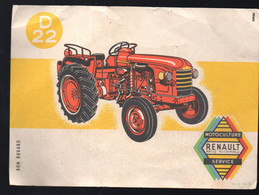 (machines Agricoles) Buvard  TRACTEUR D22 RENAULT  (M4725) - Landbouw