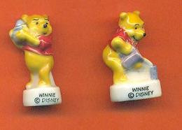 Lot De 2 Feves De La Serie Winnie L'ourson Et Ses Amis 2007 - Disney
