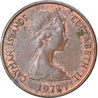 Monnaie, Îles Caïmans, Elizabeth II, Cent, 1972, TTB, Bronze, KM:1 - Iles Caïmans