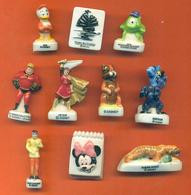 Lot De 10 Feves Porcelaine De Personnages Disney - Disney