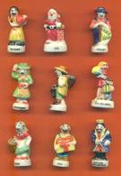 Lot De 9 Feves Porcelaine Sur Les Fetes , Les Mois Diverses - Characters