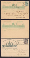 DDCC 826 - EXPO Anvers 1894 - Bel Ensemble De 6 Cartes Commémoratives Officielles  , 3 Neuves Et 3 Oblitérées - 1894-1896 Exhibitions