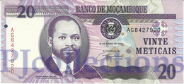 MOZAMBIQUE 20 METICAIS 2006 PICK 143 UNC - Mozambique