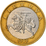 Monnaie, Lithuania, 2 Litai, 1999, TTB, Bi-Metallic, KM:112 - Lituanie