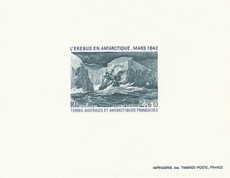 TAAF - Epreuve De Luxe PA79 L'Erebus En Antarctique - Sin Dentar, Pruebas De Impresión Y Variedades