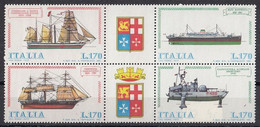 ITALY 1579-1582,unused,ships - 1971-80:  Nuovi