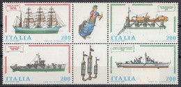 ITALY 1728-1731,unused,ships - 1971-80:  Nuovi